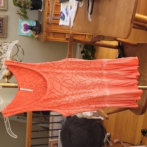Free People tank coral